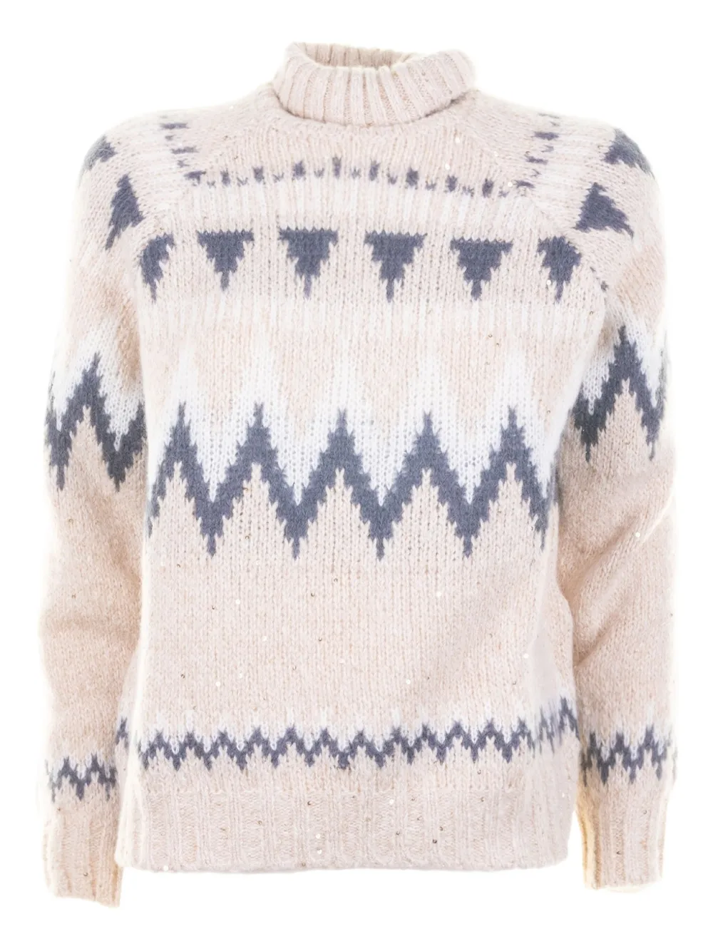 Джемпер с украшением в виде зигзагообразного узора Eleventy, нейтральный
Джемпер с украшением в виде зигзагообразного узора Eleventy, нейтральный