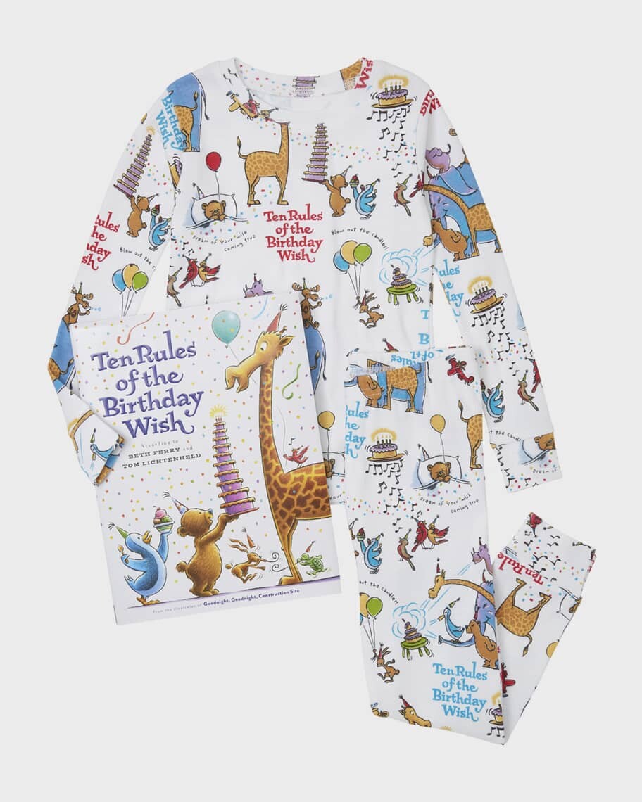 Детский пижамный набор книг "10 правил пожеланий на день рождения", размер 2–6 Books To Bed
Детский пижамный набор книг "10 правил пожеланий на день рождения", размер 2–6 Books To Bed