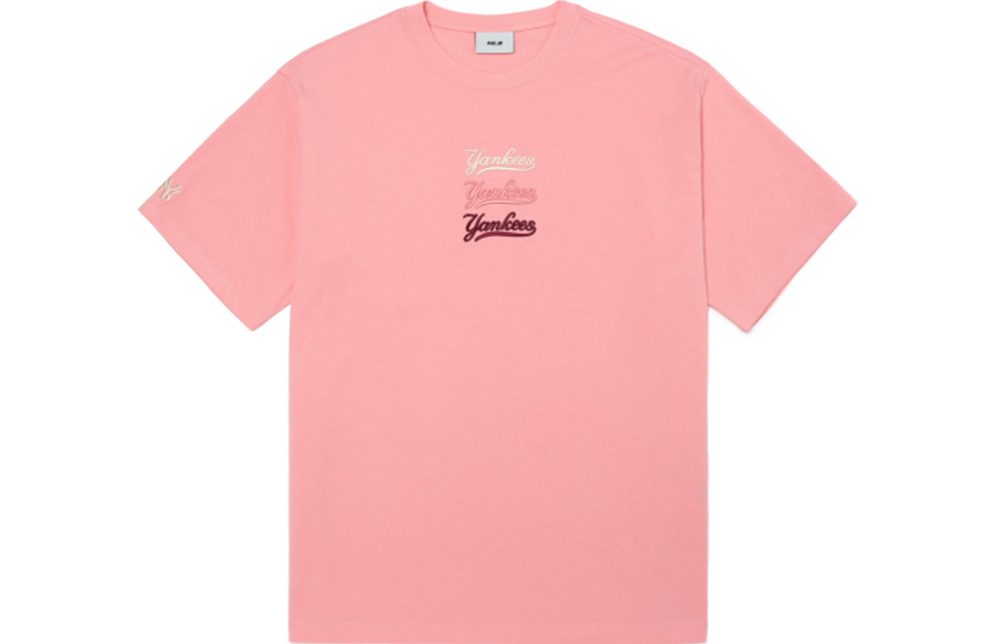 Футболка New York Yankees унисекс кораллово-розовая MLB 
Футболка New York Yankees унисекс кораллово-розовая MLB