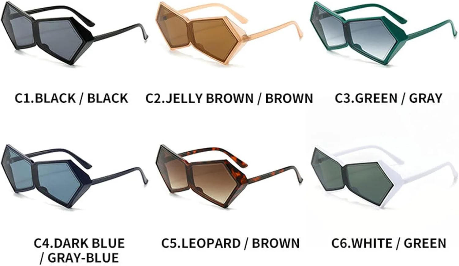 Солнцезащитные очки Willochra большого размера в форме щита для женщин, модные треугольные солнцезащитные очки с градиентом "кошачий глаз" для женщин, White
Солнцезащитные очки Willochra большого размера в форме щита для женщин, модные треугольные солнцезащитные очки с градиентом "кошачий глаз" для женщин, White