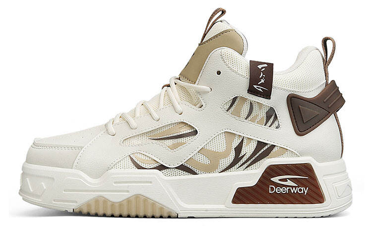 Кроссовки DEERWAY Skateboarding Shoes Men High-top Beige/Brown, коричневый
Кроссовки DEERWAY Skateboarding Shoes Men High-top Beige/Brown, коричневый