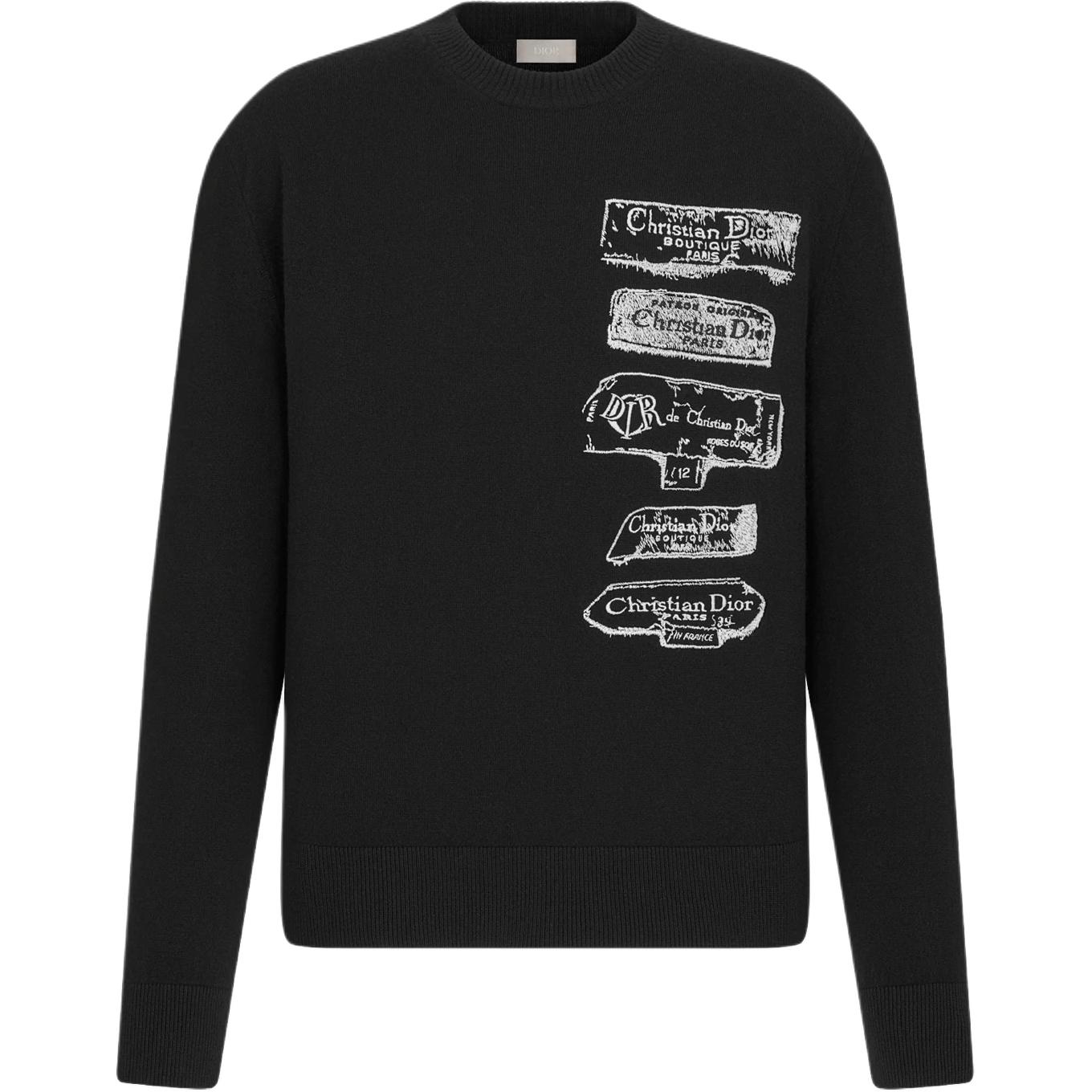 Свитшот с принтом логотипа DIOR, черный
Свитшот с принтом логотипа DIOR, черный