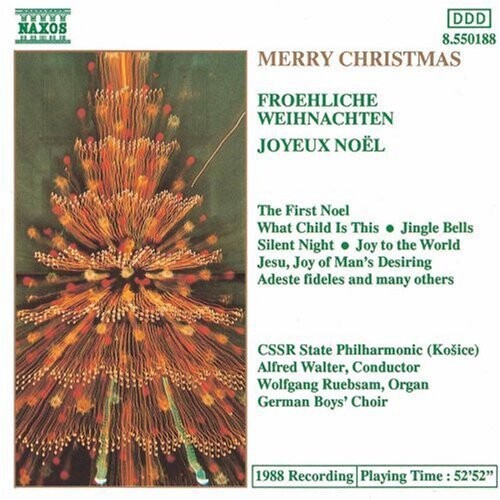 CD диск Walter / Cssr State Phil Orch / Ruebsam: Merry Christmas
CD диск Walter / Cssr State Phil Orch / Ruebsam: Merry Christmas