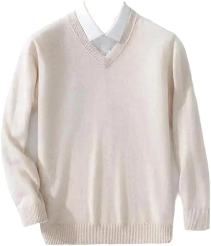 Мужской кашемировый свитер с круглым вырезом
Мужской кашемировый свитер с круглым вырезом