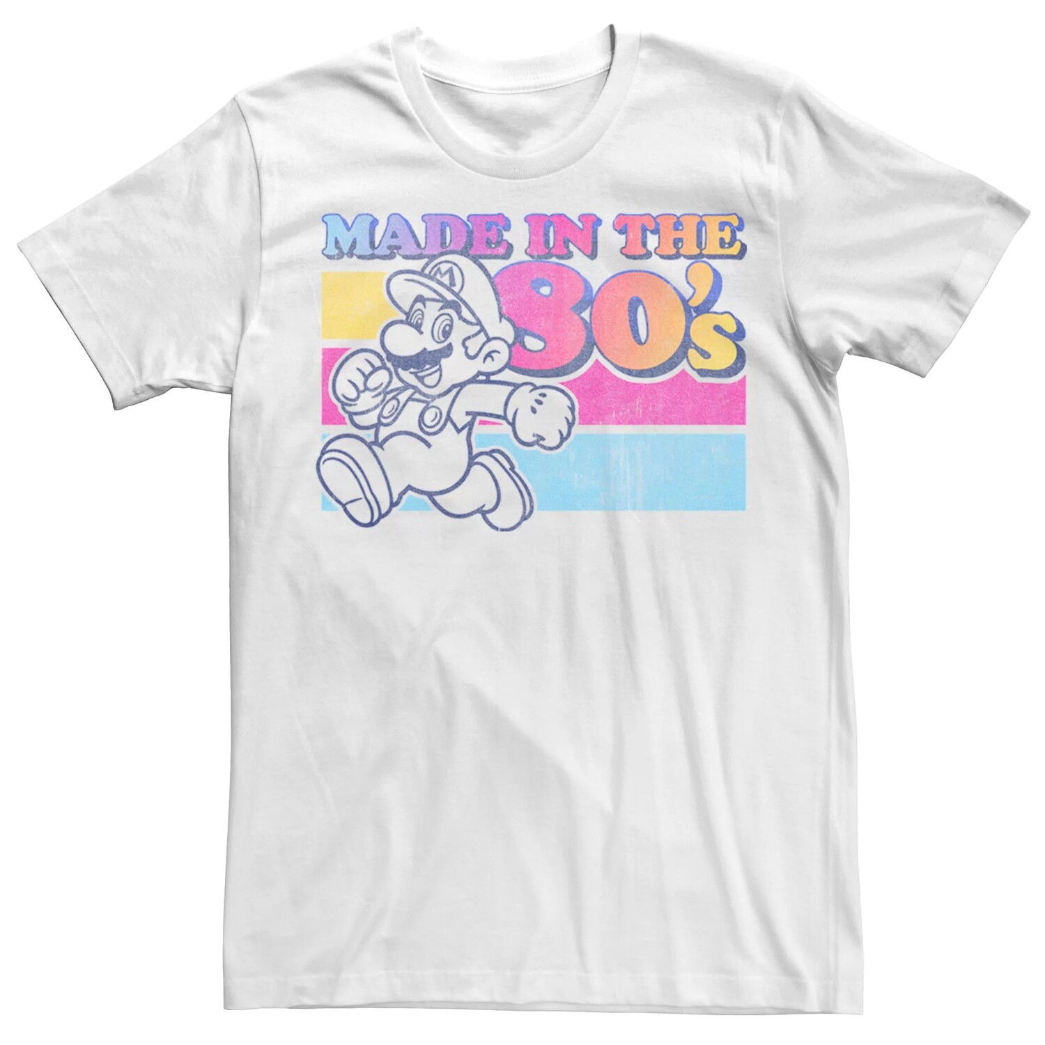 Мужская футболка Nintendo Super Mario Made In The 80-х Licensed Character
Мужская футболка Nintendo Super Mario Made In The 80-х Licensed Character