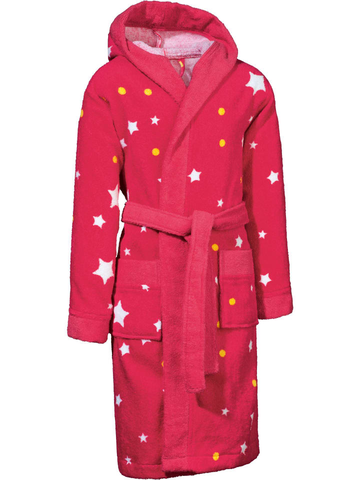 Erwin Müller Детский банный халат из махровой ткани с капюшоном, кораллового цвета
Erwin Müller Детский банный халат из махровой ткани с капюшоном, кораллового цвета