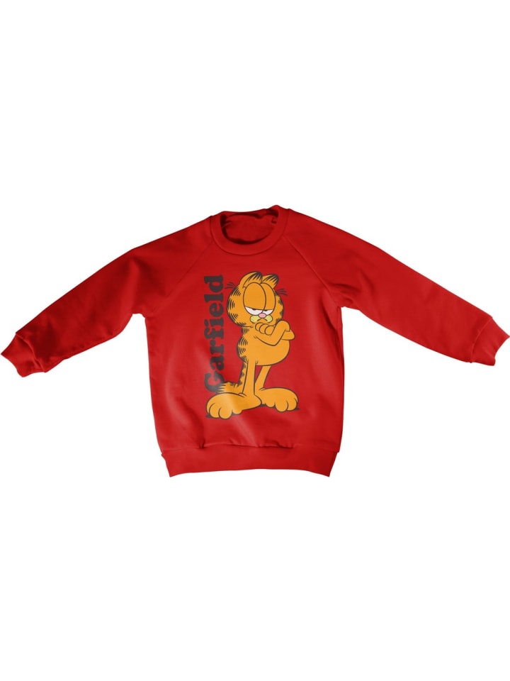 Детская толстовка красного цвета Garfield
Детская толстовка красного цвета Garfield