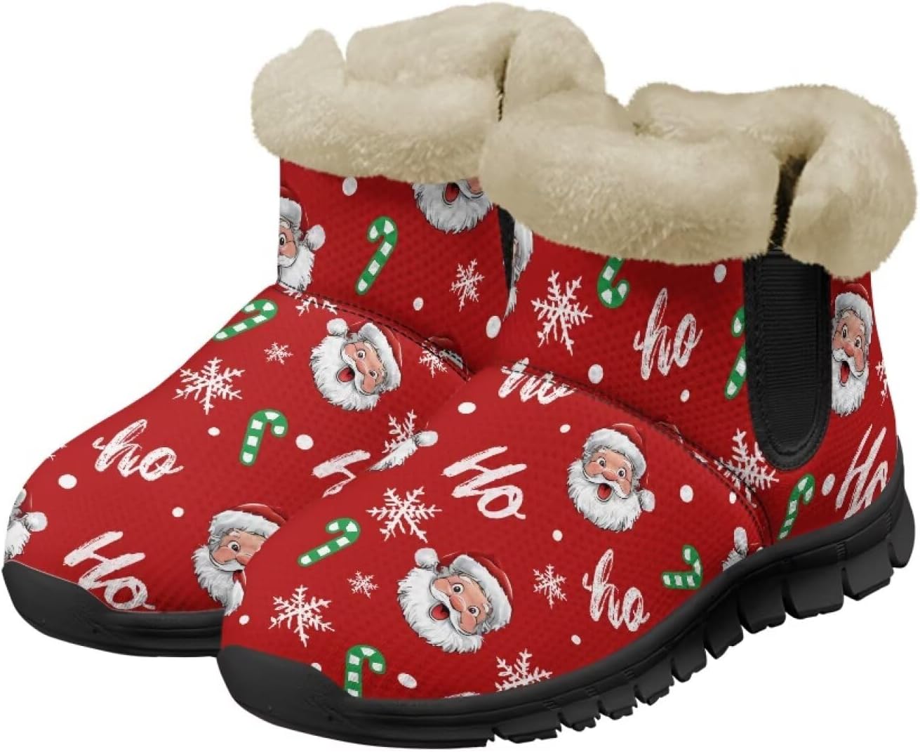 Зимние сапоги Noprintge для женщин и мужчин, мягкие с уютной плюшевой подкладкой, нескользящие теплые ботинки, Santa Claus
Зимние сапоги Noprintge для женщин и мужчин, мягкие с уютной плюшевой подкладкой, нескользящие теплые ботинки, Santa Claus