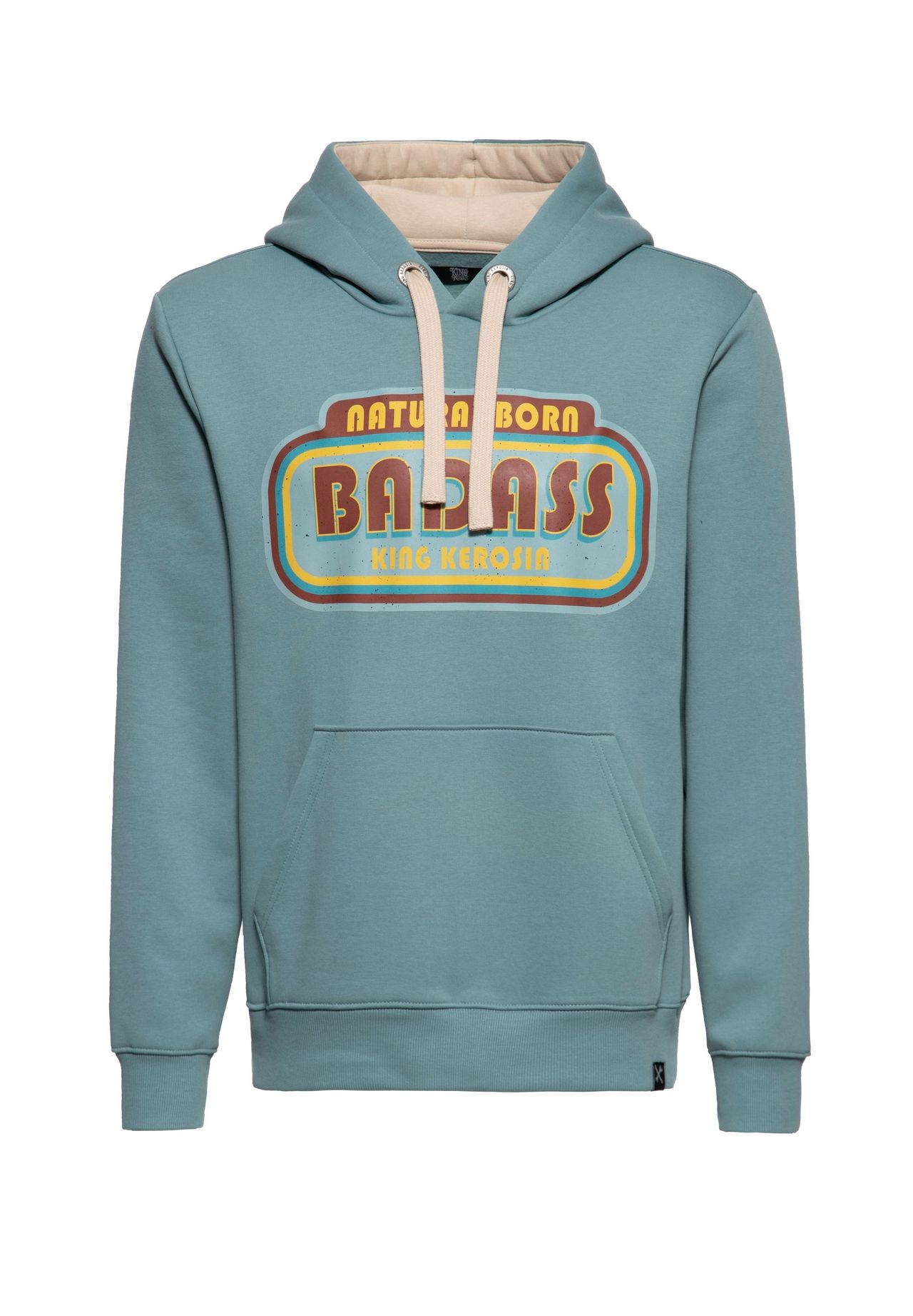 Худи с принтом на спине Natural Born Badass KING KEROSIN, серо-зеленый
Худи с принтом на спине Natural Born Badass KING KEROSIN, серо-зеленый