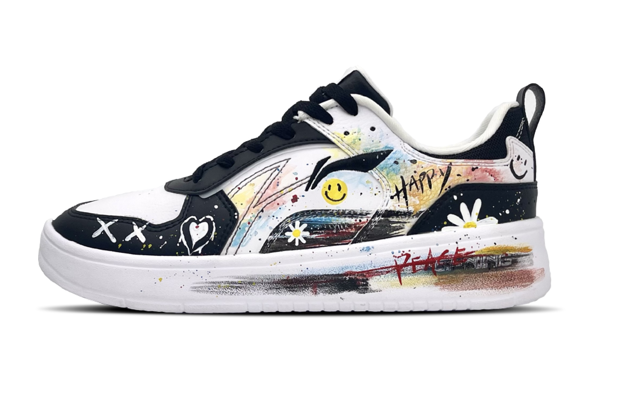 LINING Кроссовки для скейтбординга Spike Years, нескользящие, износостойкие, дышащие, низкие, мужские, черно-белые
LINING Кроссовки для скейтбординга Spike Years, нескользящие, износостойкие, дышащие, низкие, мужские, черно-белые