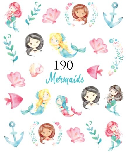 Водные наклейки для ногтей - №190, inna 
Водные наклейки для ногтей - №190, inna