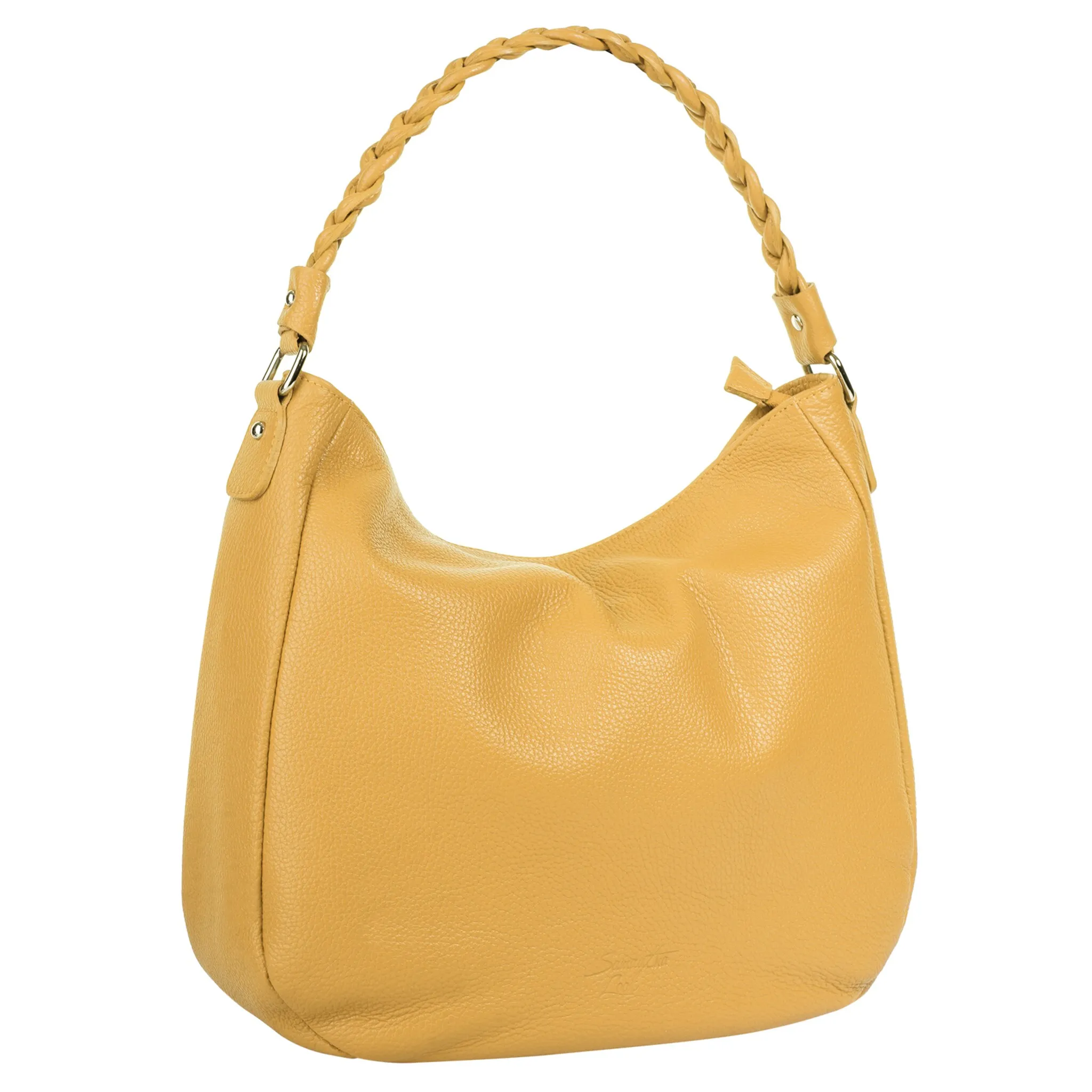 Сумка с ручкой Samantha Look, натуральная кожа, производство Италия, желтый 
Сумка с ручкой Samantha Look, натуральная кожа, производство Италия, желтый