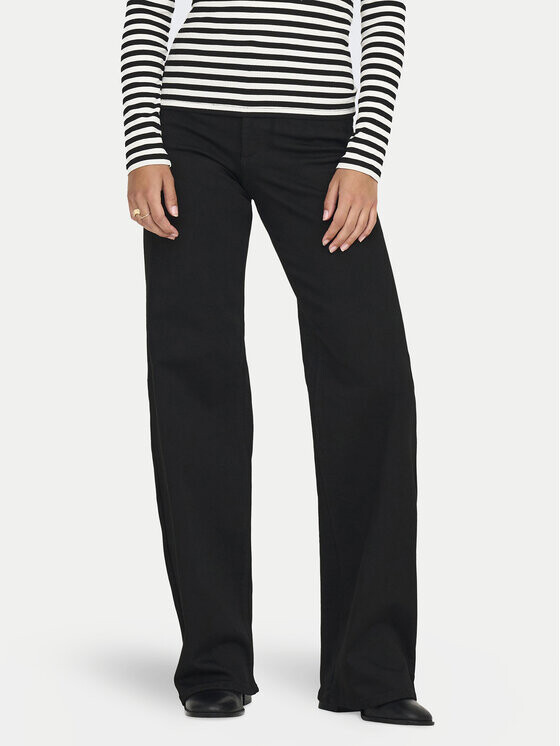 Джинсы широкие Only, черный
Джинсы широкие Only, черный