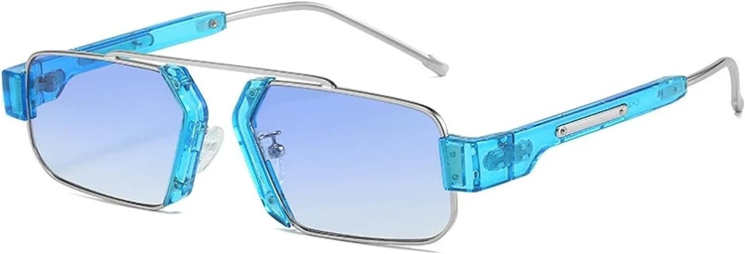 Ретро-очки класса люкс из металла, маленькие, для женщин и мужчин, модные, стильные, для активного отдыха и путешествий, с защитой от УФ-излучения UV400 TKKTLLT, Silver Blue
Ретро-очки класса люкс из металла, маленькие, для женщин и мужчин, модные, стильные, для активного отдыха и путешествий, с защитой от УФ-излучения UV400 TKKTLLT, Silver Blue