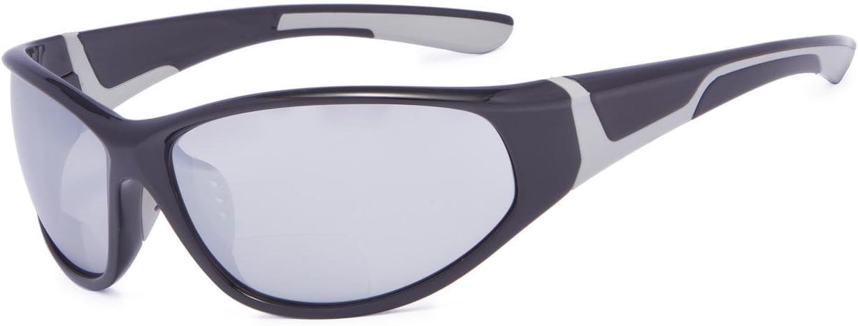 Солнцезащитные очки Eyekepper с бифокальными линзами, оправой из материала TR90 и резины — спортивные солнцезащитные очки для чтения (серебристые зеркальные линзы, 1.00), Silver Mirror
Солнцезащитные очки Eyekepper с бифокальными линзами, оправой из материала TR90 и резины — спортивные солнцезащитные очки для чтения (серебристые зеркальные линзы, 1.00), Silver Mirror