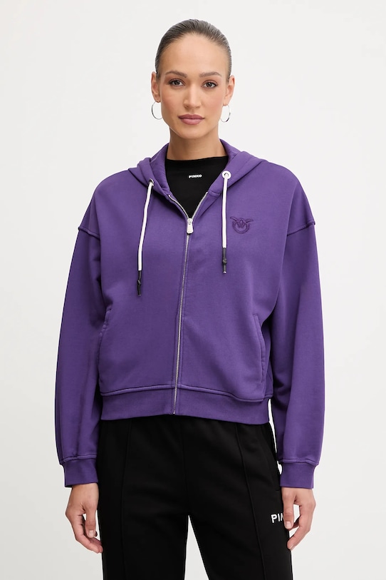 Хлопковая толстовка Pinko, фиолетовый
Хлопковая толстовка Pinko, фиолетовый