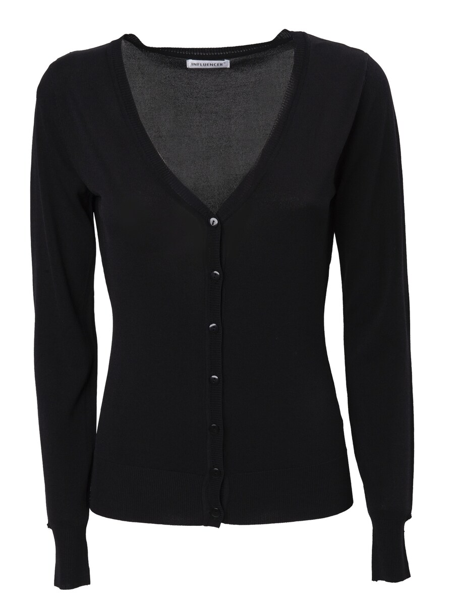Вязаный кардиган Influencer, черный
Вязаный кардиган Influencer, черный