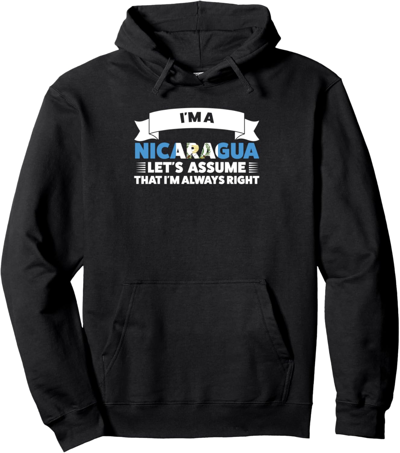 Я никарагуанец, давайте предположим, что это никарагуанская толстовка Nicaragua Nicaraguan Flag Gift Idea, черный
Я никарагуанец, давайте предположим, что это никарагуанская толстовка Nicaragua Nicaraguan Flag Gift Idea, черный