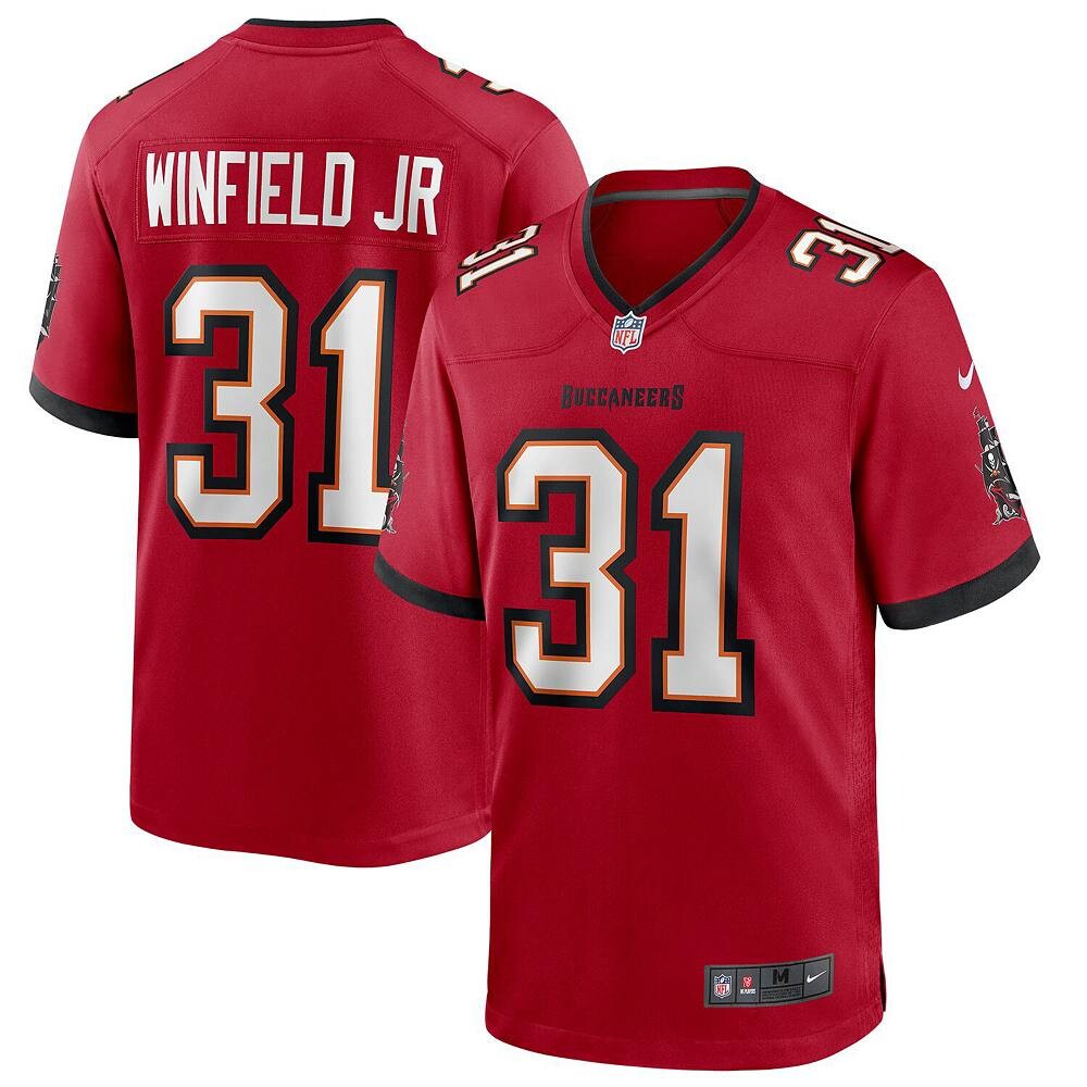 Мужская игровая майка Nike Antoine Winfield Jr. Red Tampa Bay Buccaneers, цвет Buc Red
Мужская игровая майка Nike Antoine Winfield Jr. Red Tampa Bay Buccaneers, цвет Buc Red