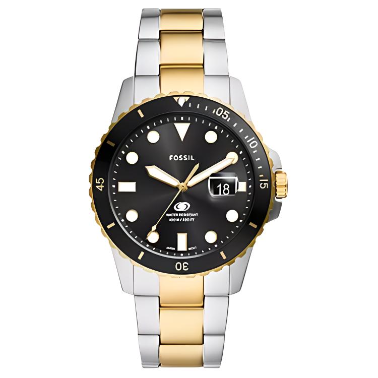 FOSSIL Часы BLUE DIVE Collection Wrist Watch Quartz Movement Stainless Steel Strap 42mm Black Dial Men's Watch, Black Dial
FOSSIL Часы BLUE DIVE Collection Wrist Watch Quartz Movement Stainless Steel Strap 42mm Black Dial Men's Watch, Black Dial