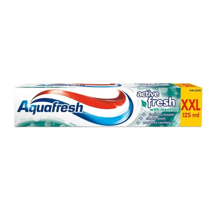 Aquafresh Active Fresh, зубная паста, 125 мл
Aquafresh Active Fresh, зубная паста, 125 мл