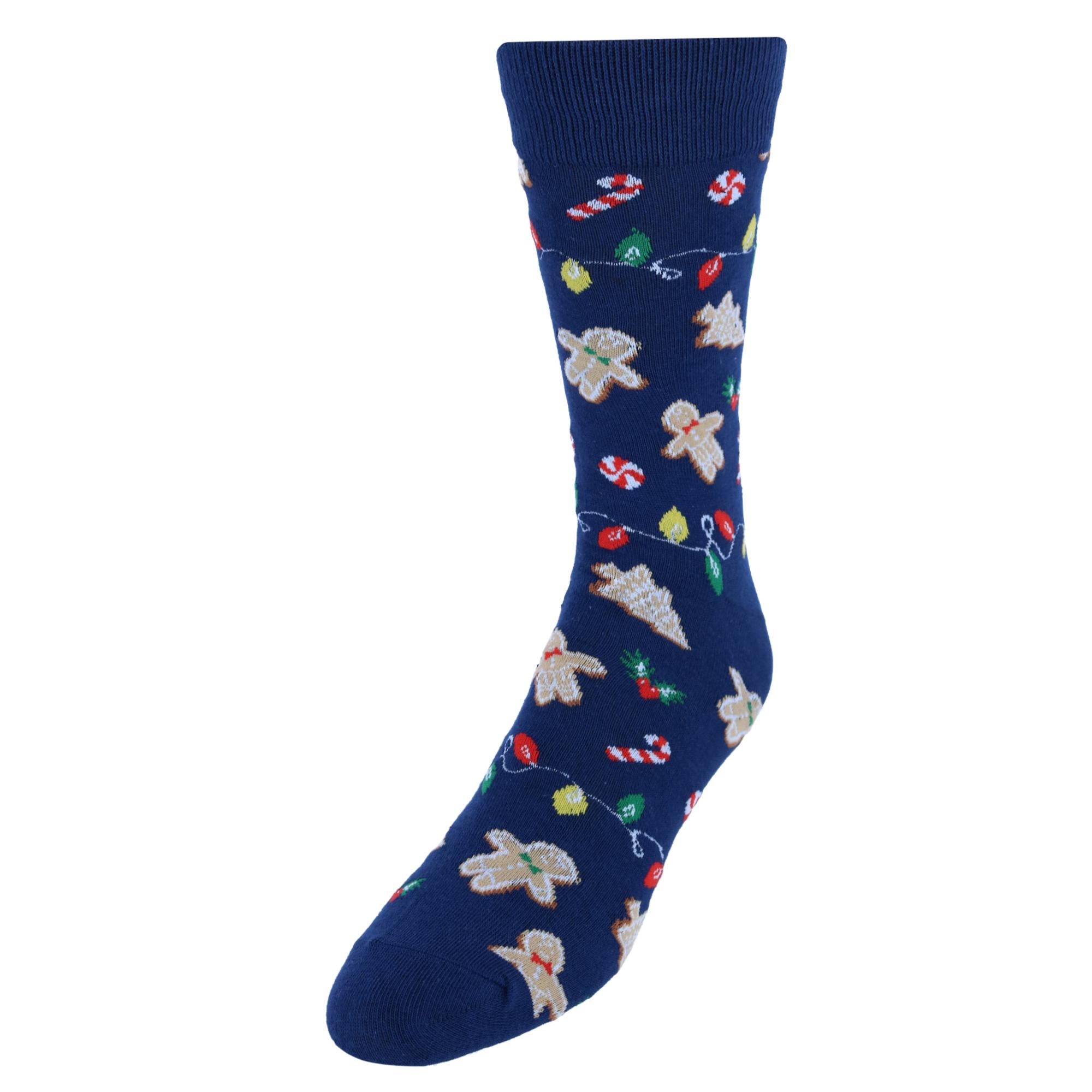Мужские праздничные пряничные носки (1 пара) CTM, темно-синий
Мужские праздничные пряничные носки (1 пара) CTM, темно-синий