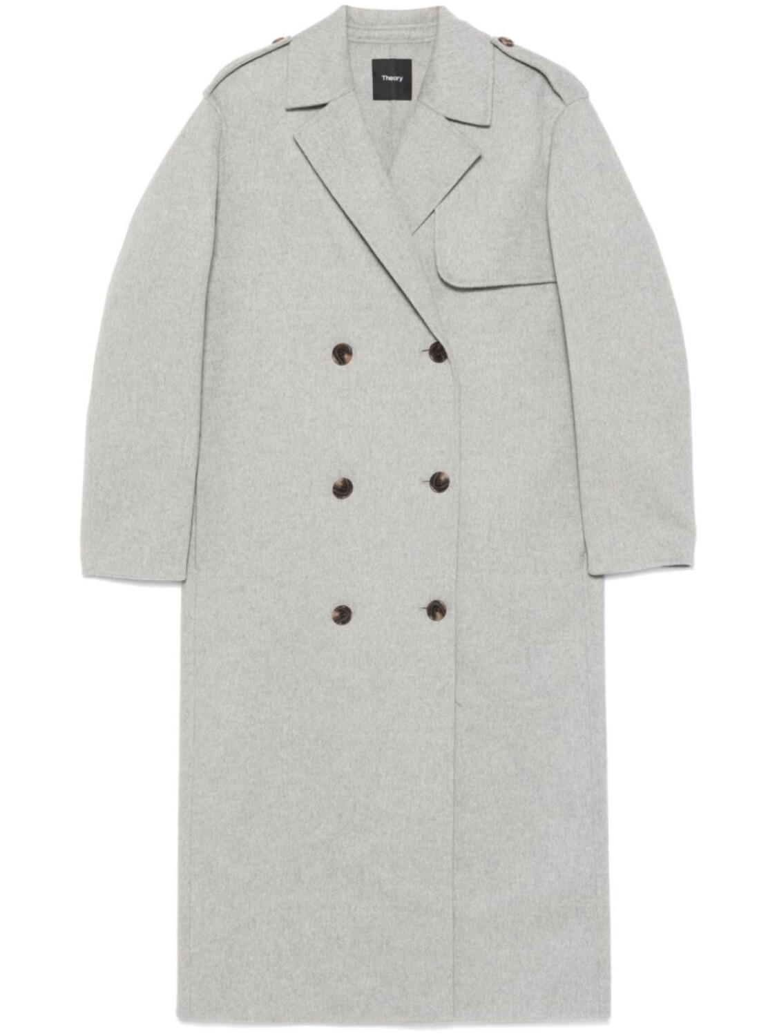 Пальто с эффектом меланжа Theory, серый
Пальто с эффектом меланжа Theory, серый