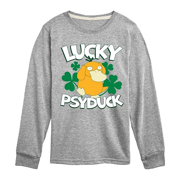Детская футболка с длинным рукавом Pokémon Lucky Psyduck Licensed Character
Детская футболка с длинным рукавом Pokémon Lucky Psyduck Licensed Character