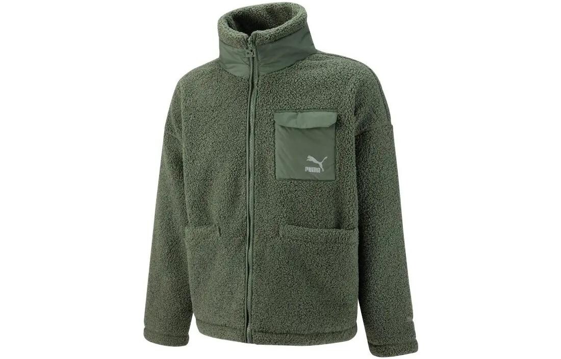 Бархатная куртка унисекс зеленая Puma, зеленый
Бархатная куртка унисекс зеленая Puma, зеленый