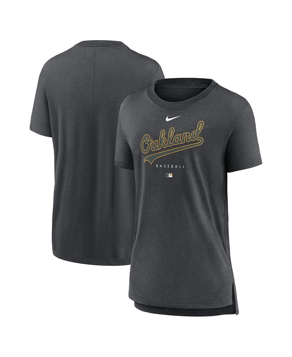 Женская темно-серая футболка Oakland Athletics Authentic Collection Early Work Tri-Blend Nike
Женская темно-серая футболка Oakland Athletics Authentic Collection Early Work Tri-Blend Nike