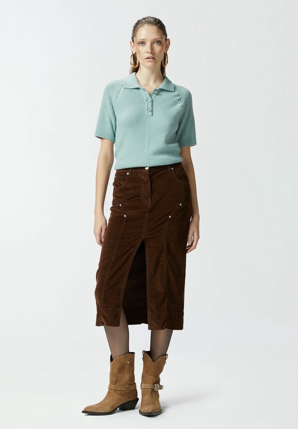 Рубашка поло EVOLUTO Pinko, цвет Stone Blue Denim
Рубашка поло EVOLUTO Pinko, цвет Stone Blue Denim