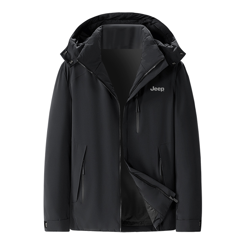 Jeep Унисекс пуховик, Pure Black
Jeep Унисекс пуховик, Pure Black