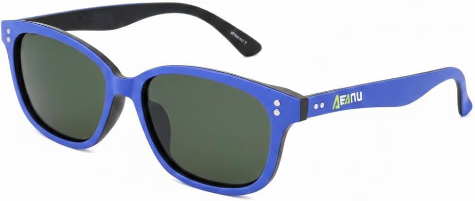 Поляризованные солнцезащитные очки для подростков – линзы UV400 с цветным зеркальным покрытием, матовая круглая оправа, для маленьких лиц – для велоспорта и активного отдыха AEANU, Blue Frame/Grey Lens
Поляризованные солнцезащитные очки для подростков – линзы UV400 с цветным зеркальным покрытием, матовая круглая оправа, для маленьких лиц – для велоспорта и активного отдыха AEANU, Blue Frame/Grey Lens