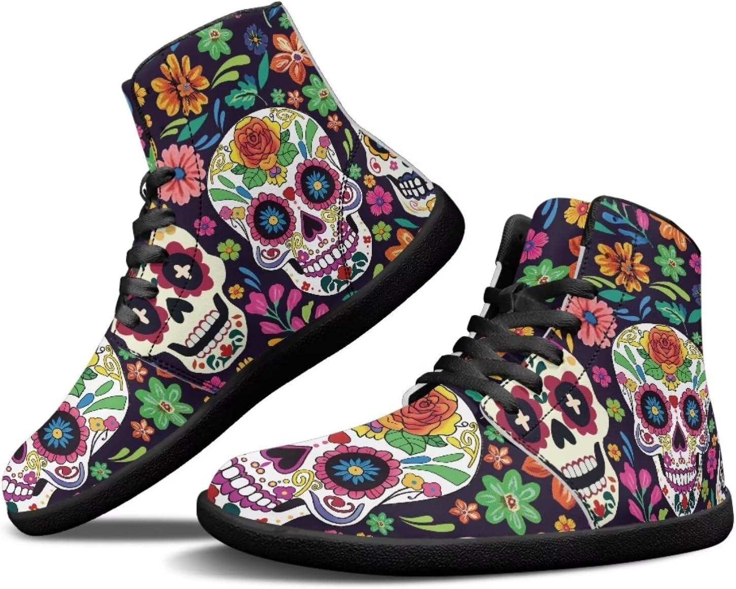 Высокие кроссовки Binienty для мужчин и женщин, шнуровка, босоножки, модные кроссовки с широкой носочной частью, водные туфли, спортивная обувь для улицы, Sugar Skull Colorful Floral
Высокие кроссовки Binienty для мужчин и женщин, шнуровка, босоножки, модные кроссовки с широкой носочной частью, водные туфли, спортивная обувь для улицы, Sugar Skull Colorful Floral
