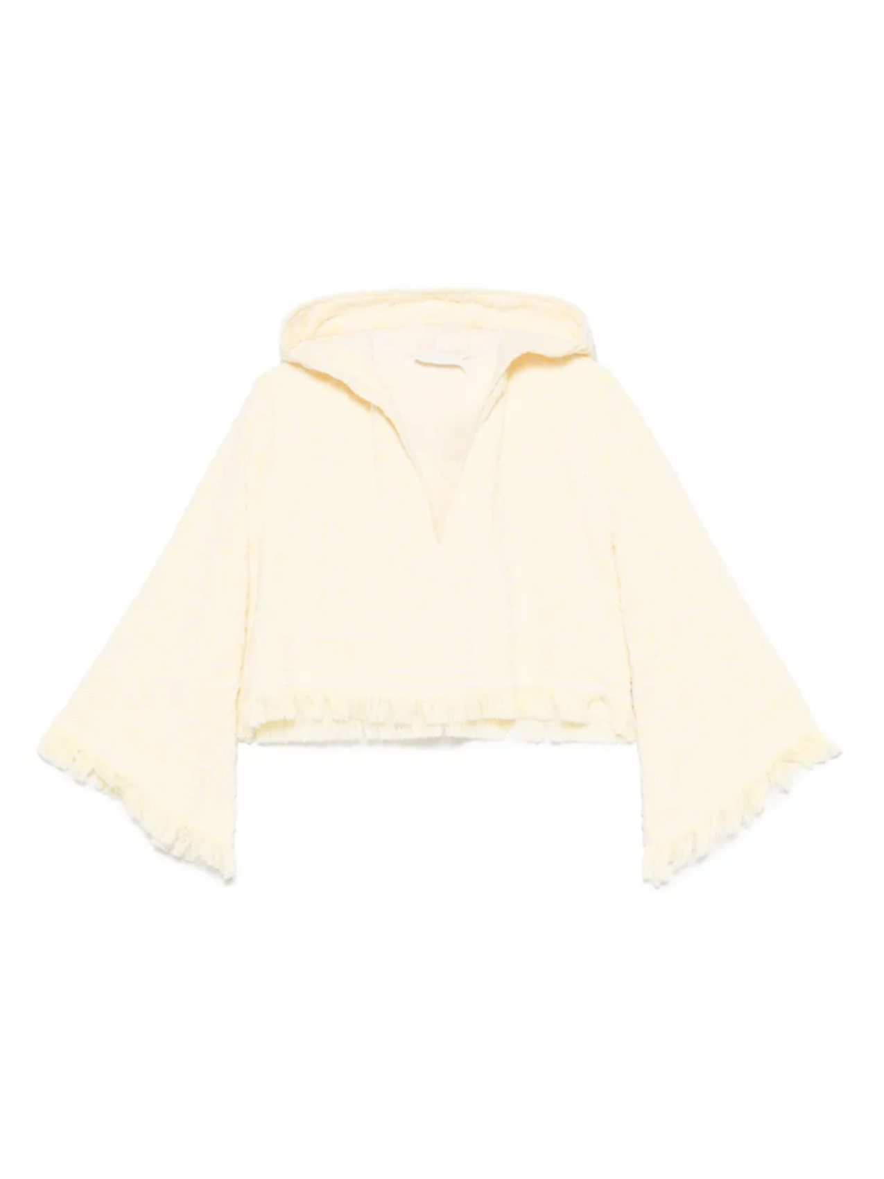 Толстовка с капюшоном ZIMMERMANN из хлопка, желтый 
Толстовка с капюшоном ZIMMERMANN из хлопка, желтый