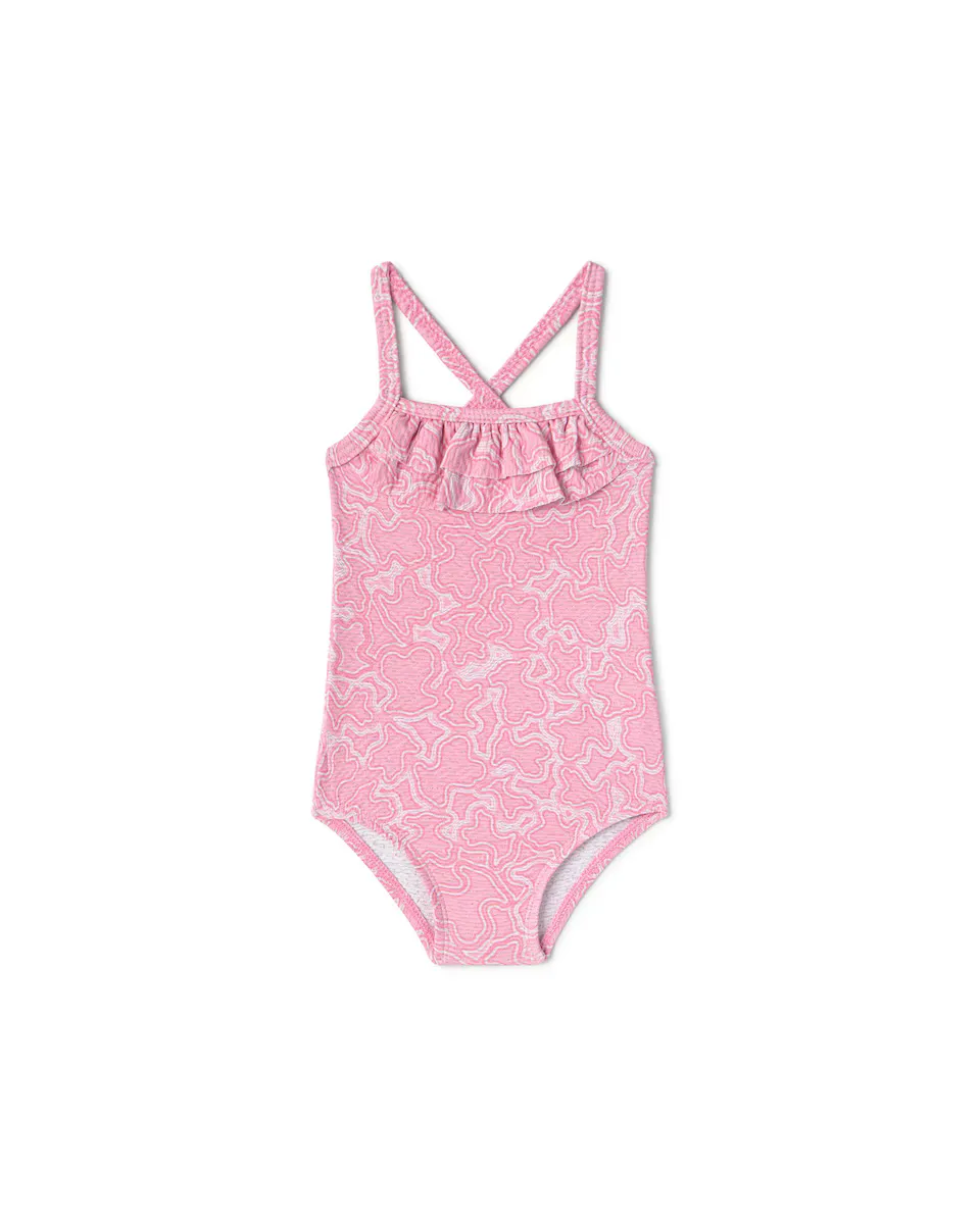 Купальник для девочек на перекрещенных бретелях с принтом Kaos Tous, цвет Rosa
Купальник для девочек на перекрещенных бретелях с принтом Kaos Tous, цвет Rosa