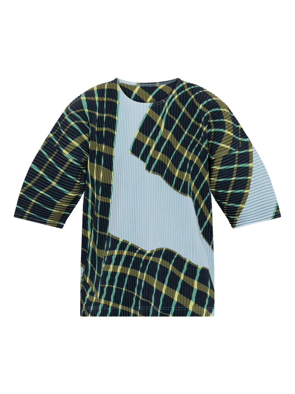 Футболка Windswept Homme Plissé Issey Miyake, синий 
Футболка Windswept Homme Plissé Issey Miyake, синий