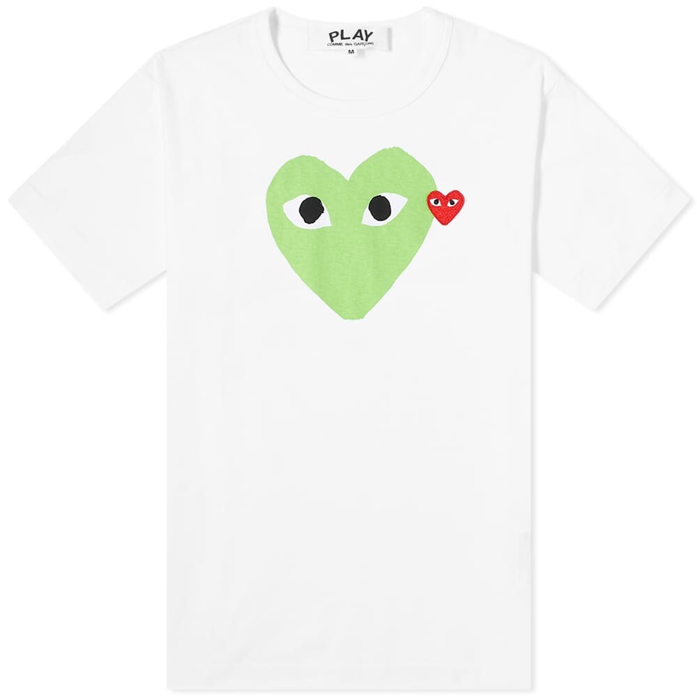 Футболка Comme des Garcons Play Red Heart с сердечками, белый/зеленый
Футболка Comme des Garcons Play Red Heart с сердечками, белый/зеленый