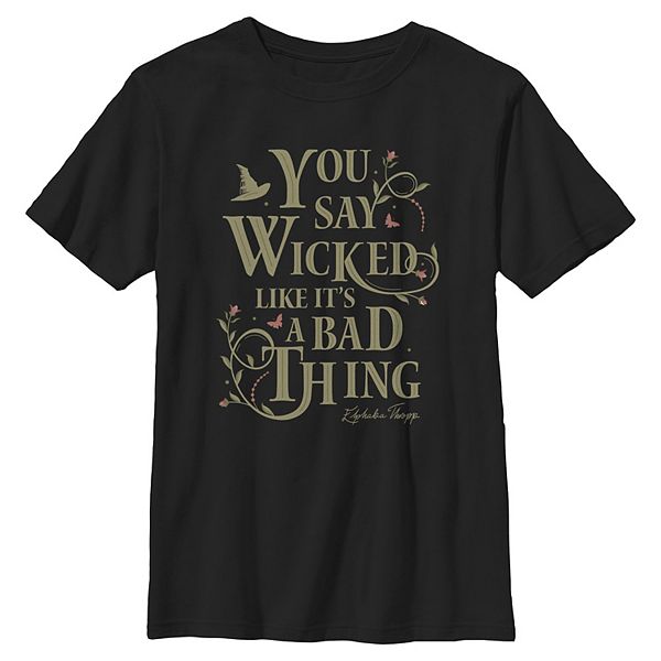 Футболка с принтом Wicked for good like it's a bad thing для мальчиков 6-20 Licensed Character
Футболка с принтом Wicked for good like it's a bad thing для мальчиков 6-20 Licensed Character