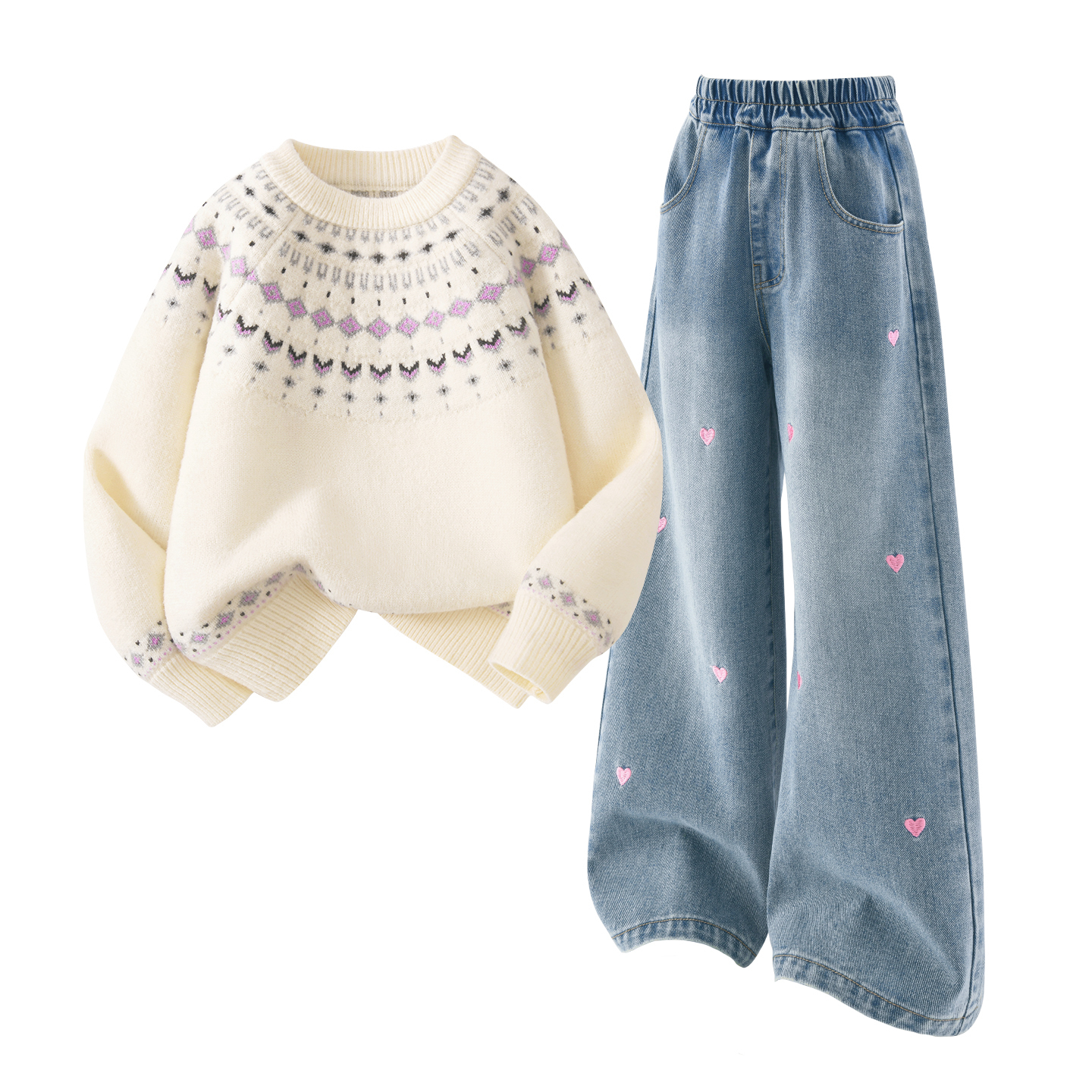 Детская повседневная спортивная одежда Disney, Solid Color Ivory+Solid Color Sea Salt Blue
Детская повседневная спортивная одежда Disney, Solid Color Ivory+Solid Color Sea Salt Blue