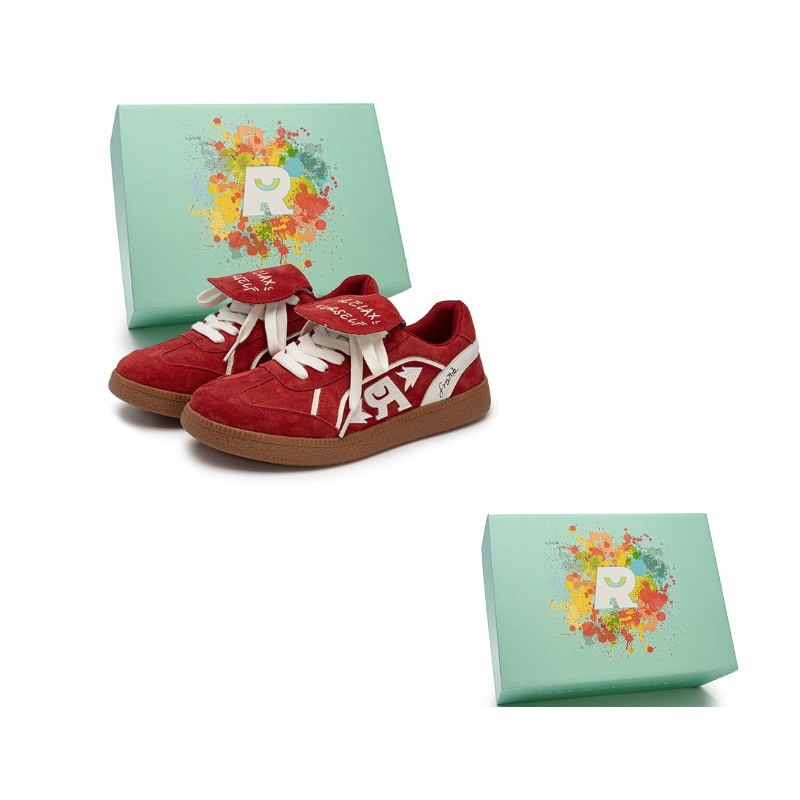 Низкие кеды для скейтбординга унисекс RELAXURSELF, красный белый
Низкие кеды для скейтбординга унисекс RELAXURSELF, красный белый