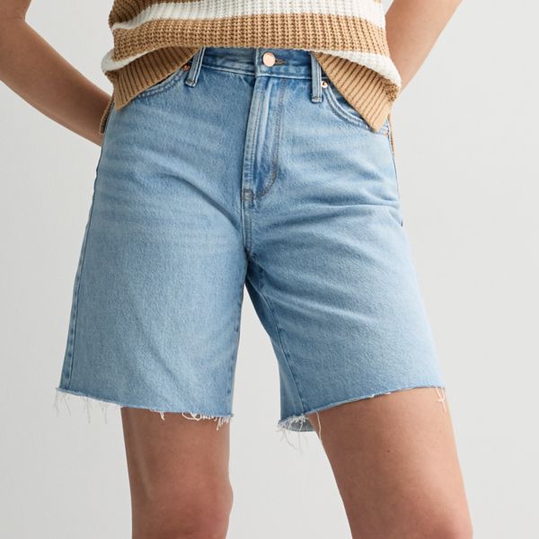 Женские свободные джинсовые шорты-бермуды Sonoma Goods For Life, цвет medium light wash
Женские свободные джинсовые шорты-бермуды Sonoma Goods For Life, цвет medium light wash