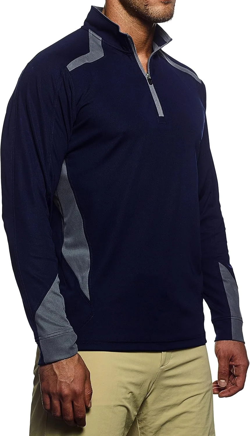 Pro Celebrity мужская толстовка Voyager с длинным рукавом и молнией на 1/4
Pro Celebrity мужская толстовка Voyager с длинным рукавом и молнией на 1/4