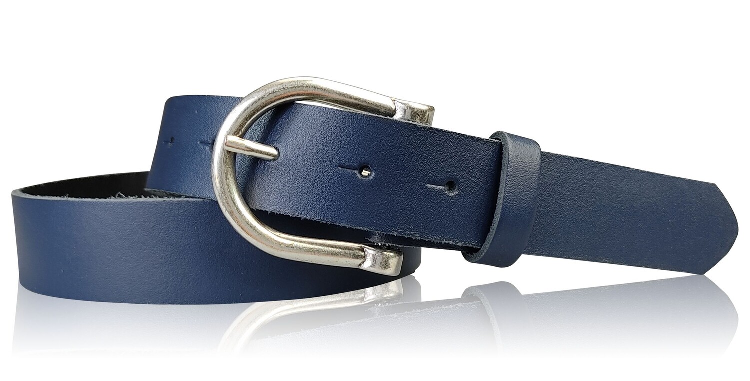 Кожаный ремень FRONHOFER, морской 
Кожаный ремень FRONHOFER, морской