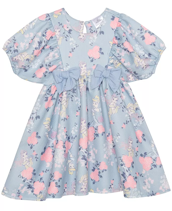 Платье с коротким рукавом Princess Flower для девочек и малышек Disney, синий
Платье с коротким рукавом Princess Flower для девочек и малышек Disney, синий