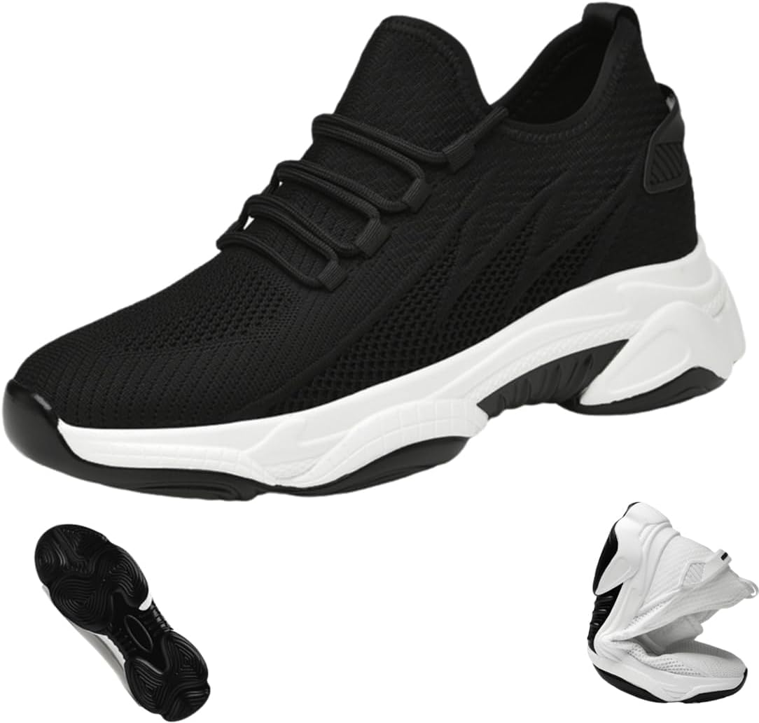 Кроссовки Tallure, скрытое увеличение роста, амортизирующая подошва, кроссовки с поддержкой свода стопы, легкие дышащие обувь для повседневного комфорта Generic, черный
Кроссовки Tallure, скрытое увеличение роста, амортизирующая подошва, кроссовки с поддержкой свода стопы, легкие дышащие обувь для повседневного комфорта Generic, черный