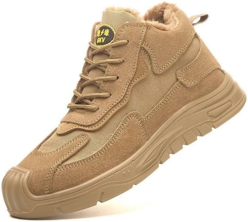 Ботинки Airloc с зимним стальным носком для мужчин и женщин, теплые, стойкие к проколам, удобная защитная обувь для промышленного строительства и работы на открытом воздухе зимой, коричневый
Ботинки Airloc с зимним стальным носком для мужчин и женщин, теплые, стойкие к проколам, удобная защитная обувь для промышленного строительства и работы на открытом воздухе зимой, коричневый