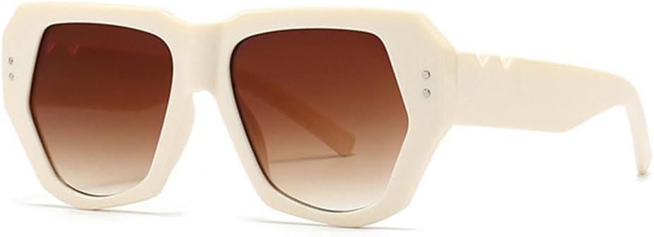 Ретро-солнцезащитные очки «кошачий глаз» в стиле «многоугольник», женские, с градиентным переходом цвета, защита от УФ-излучения UV400, мужские, с заклепками LJTJTAV, Beige Tea Gradient
Ретро-солнцезащитные очки «кошачий глаз» в стиле «многоугольник», женские, с градиентным переходом цвета, защита от УФ-излучения UV400, мужские, с заклепками LJTJTAV, Beige Tea Gradient