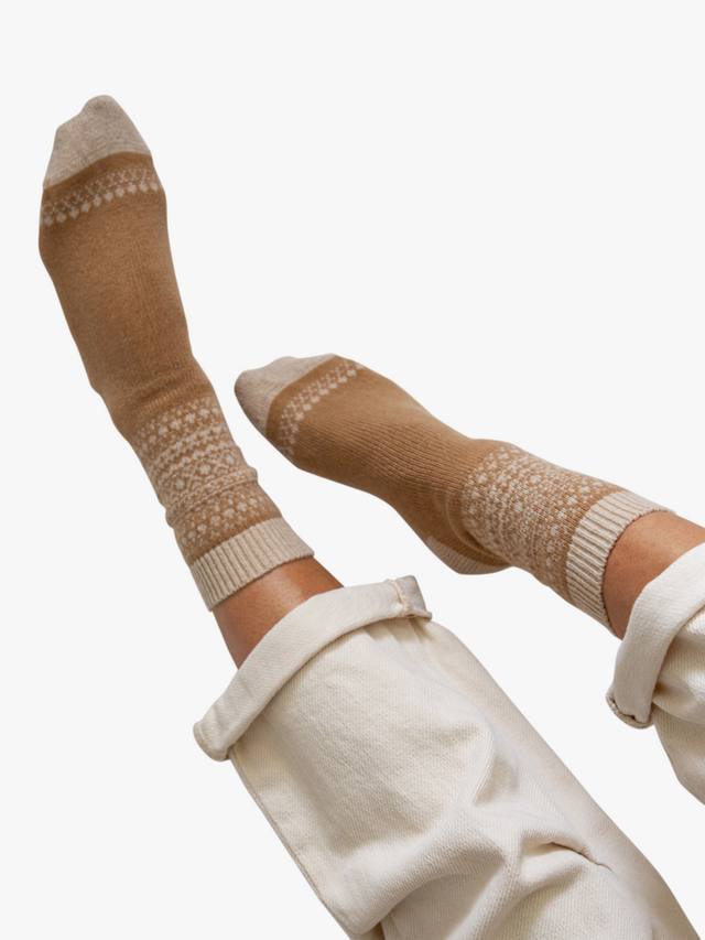 Шотландские носки Fair Isle из чистой шерсти The Small Home, Natural, One Size
Шотландские носки Fair Isle из чистой шерсти The Small Home, Natural, One Size