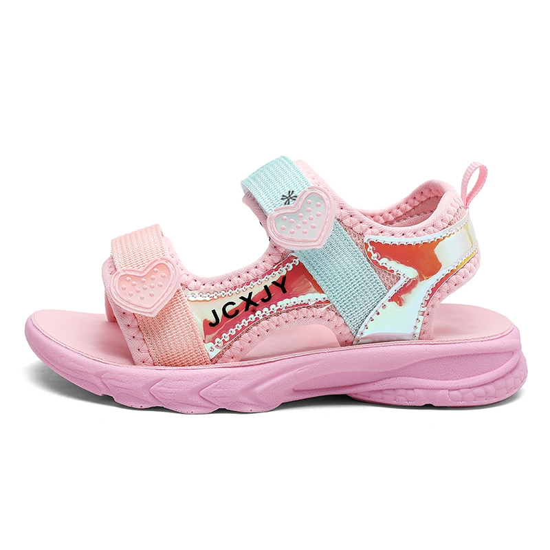 Сандалии детские противоскользящие YUZHAOLIN, розовый 
Сандалии детские противоскользящие YUZHAOLIN, розовый